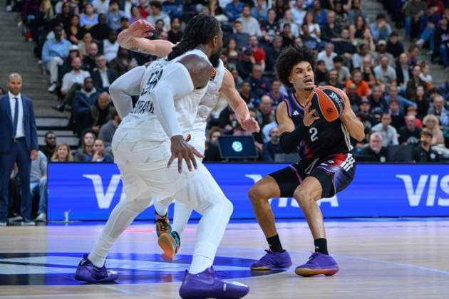 EuroLeague 2026, Paris Basketball vs LDLC ASVEL Villeurbanne, Basketball Nadir Hifi of Paris Basket during the EuroLeague 2026 match between Paris Basketball and LDLC ASVEL Villeurbanne at Adidas Arena on October 07, 2026 in Paris, France. Paris Adidas Arena France