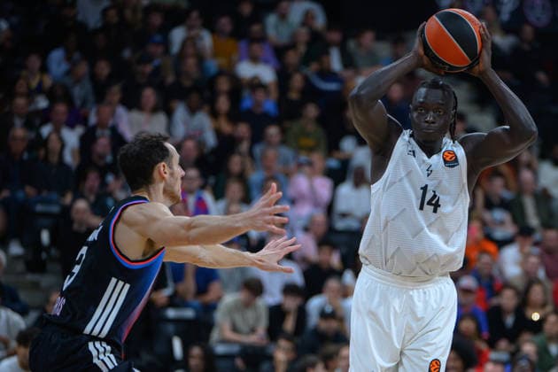 EuroLeague 2026, Paris Basketball vs LDLC ASVEL Villeurbanne, Basketball BOTH GACH of ASVEL during the EuroLeague 2026 match between Paris Basketball and LDLC ASVEL Villeurbanne at Adidas Arena on October 07, 2026 in Paris, France. Paris Adidas Arena France