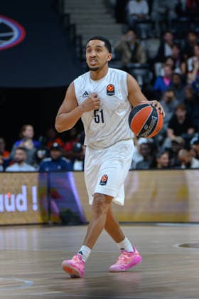 EuroLeague 2026, Paris Basketball vs LDLC ASVEL Villeurbanne, Basketball TREMONT WATERS OF ASVEL during the EuroLeague 2026 match between Paris Basketball and LDLC ASVEL Villeurbanne at Adidas Arena on October 07, 2026 in Paris, France. Paris Adidas Arena France