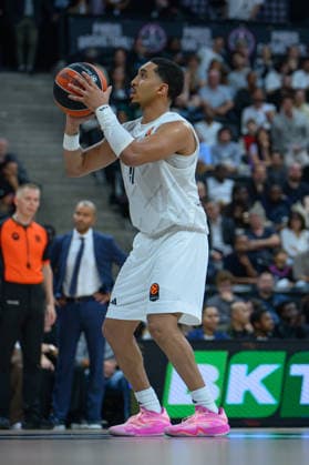 EuroLeague 2026, Paris Basketball vs LDLC ASVEL Villeurbanne, Basketball TREMONT WATERS OF ASVEL during the EuroLeague 2026 match between Paris Basketball and LDLC ASVEL Villeurbanne at Adidas Arena on October 07, 2026 in Paris, France. Paris Adidas Arena France