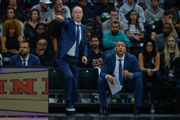 EuroLeague 2026, Paris Basketball vs LDLC ASVEL Villeurbanne, Basketball ASVEL Assistant Coach VINCENT COLLET during the EuroLeague 2026 match between Paris Basketball and LDLC ASVEL Villeurbanne at Adidas Arena on October 07, 2026 in Paris, France. Paris Adidas Arena France