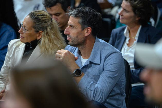 EuroLeague 2026, Paris Basketball vs LDLC ASVEL Villeurbanne, Basketball Tony Estanguet attends the EuroLeague 2026 match between Paris Basketball and LDLC ASVEL Villeurbanne at Adidas Arena on October 07, 2026 in Paris, France. Paris Adidas Arena France