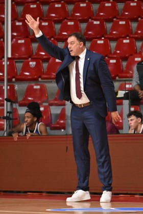 IPA89413367 - Nenad Canak, head coach of Lietkabelis Panevezys, during the BKT EuroCup Round 2 game between BC Roma and Lietkabelis at the Palazzetto dello on the 7th, 2026, in Rome, Italy.  Copyright: xRobertoxBettacchi IPAxSportx xx IPA89413367