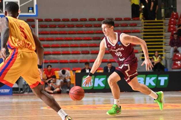 IPA89413715 - Marius Valinskas of Lietkabelis Panevezys during the BKT EuroCup Round 2 game between BC Roma and Lietkabelis at the Palazzetto dello on July 7, 2026, in Rome, Italy.  Copyright: xRobertoxBettacchi IPAxSportx xx IPA89413715