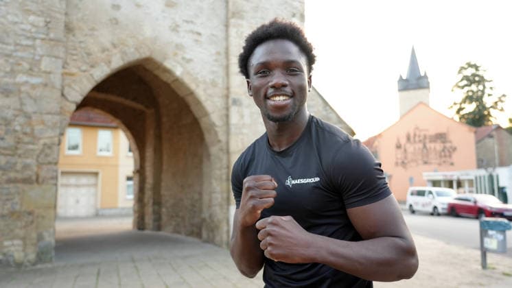 7.10.2026: Aschersleben: Johannisturm: Boxen: Bakari Diallo (Frankreich)