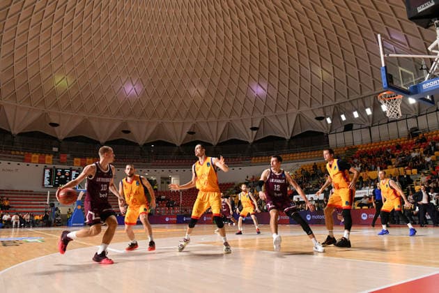 BASKETBALL - EuroCup - Roma Basketball vs. Lietkabelis Panevezys Photo by IPA ABACAPRESS.COM89414074 - A highlight from the BKT EuroCup Round 2 game between BC Roma and Lietkebalis at the Palazzetto dello on the 7th, 2026, in Rome, Italy. Rome Italy  Copyright: xIPAxSport ABACAx