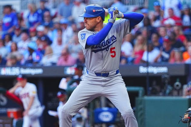 Frederick Freeman(Dodgers) Starting lineup Frederick Charles Freeman Oct.7,2026 - Baseball : MLB, Baseball Herren, USA National League Division Series Atlanta Braves vs. Los Angeles Dodgers Venue: Truist Park (Cumberland, Georgia, USA)  aflo_354249828 YujixArakawax