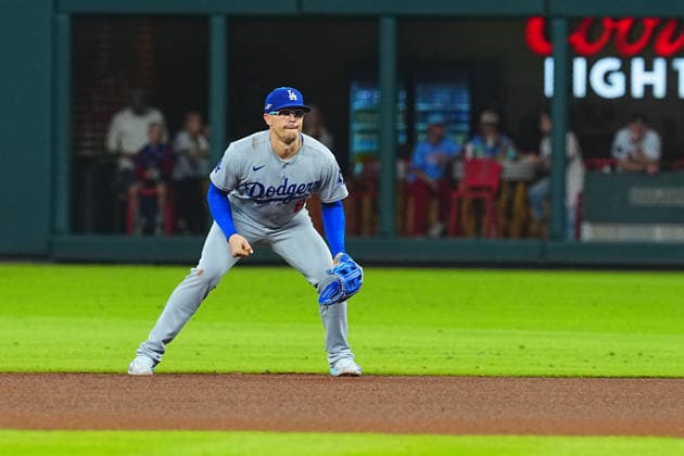 Enrique Hernndez(Dodgers) Starting lineup Enrique Hernndez,Kik Oct.6,2026 - Baseball : MLB, Baseball Herren, USA National League Division Series Atlanta Braves vs. Los Angeles Dodgers Venue: Truist Park (Cumberland, Georgia, USA)  aflo_354249842 YujixArakawax