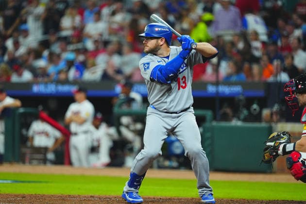 Maxwell Steven Muncy(Dodgers) Starting lineup Maxwell Steven Muncy Oct.7,2026 - Baseball : MLB, Baseball Herren, USA National League Division Series Atlanta Braves vs. Los Angeles Dodgers Venue: Truist Park (Cumberland, Georgia, USA)  aflo_354249851 YujixArakawax