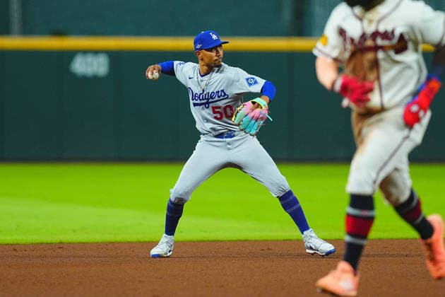 Markus Lynn Mookie Betts(Dodgers) Starting lineup Markus Lynn Mookie Betts Oct.7,2026 - Baseball : MLB, Baseball Herren, USA National League Division Series Atlanta Braves vs. Los Angeles Dodgers Venue: Truist Park (Cumberland, Georgia, USA)  aflo_354249853 YujixArakawax
