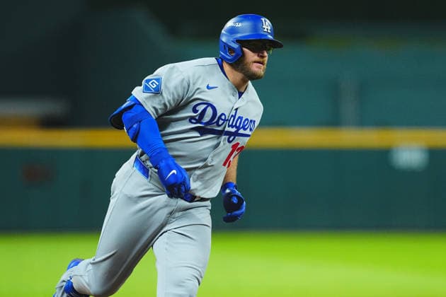 Maxwell Steven Muncy(Dodgers) Starting lineup Maxwell Steven Muncy Oct.7,2026 - Baseball : MLB, Baseball Herren, USA National League Division Series Atlanta Braves vs. Los Angeles Dodgers Venue: Truist Park (Cumberland, Georgia, USA)  aflo_354249877 YujixArakawax