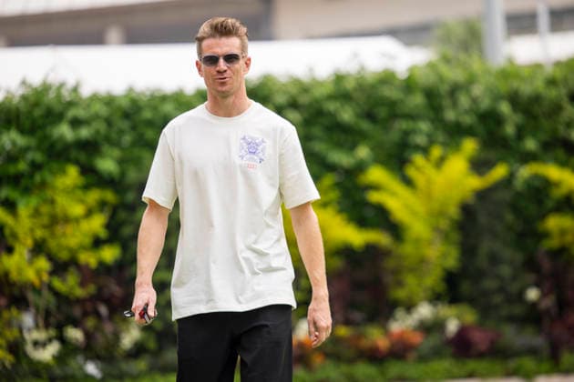 F1 - SINGAPORE GRAND PRIX 2026 HULKENBERG Nico (ger), Audi F1 Team R26, portrait during the 2026 Formula 1 Singapore Grand Prix, 17th round of the 2026 Formula One World Championship, WM, Weltmeisterschaft from October 9 to 11, 2026 on the Marina Bay Street Circuit, in Singapore, Singapore - SingaporeSingapore  Copyright: xJulienxDelfossex