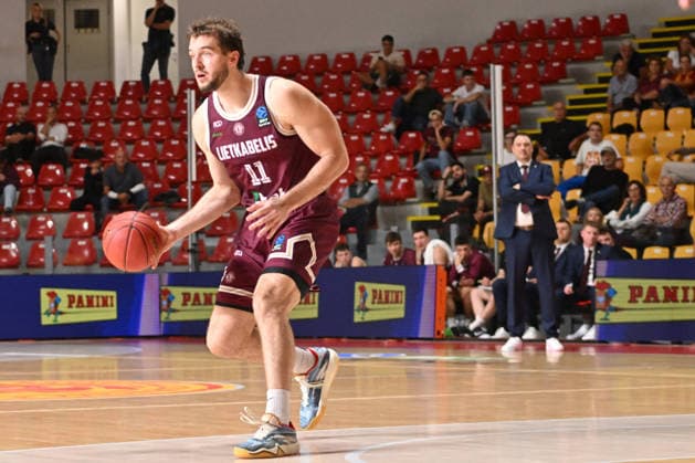IPA89424957 - Milos Ilic of Lietkabelis Panevezys during the BKT EuroCup Round 2 game between BC Roma and Lietkabelis at the Palazzetto dello on July 7, 2026, in Rome, Italy.  Copyright: xRobertoxBettacchi IPAxSportx xx IPA89424957