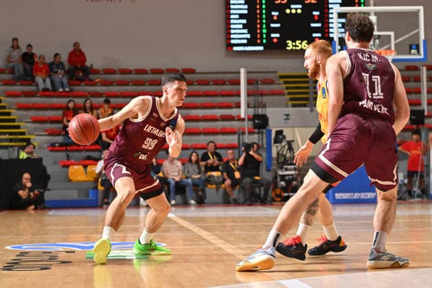 BASKETBALL - EuroCup - Roma Basketball vs. Lietkabelis Panevezys Photo by IPA ABACAPRESS.COM89424959 - Marius Valinskas of Lietkabelis Panevezys during the BKT EuroCup Round 2 game between BC Roma and Lietkabelis at the Palazzetto dello on July 7, 2026, in Rome, Italy. Rome Italy  Copyright: xIPAxSport ABACAx