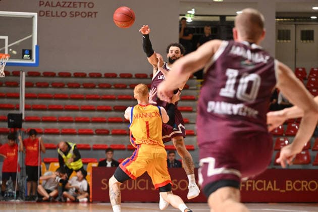 BASKETBALL - EuroCup - Roma Basketball vs. Lietkabelis Panevezys Photo by IPA ABACAPRESS.COM89424963 - Alexander Schumacher of Lietkabelis Panevezys during the BKT EuroCup Round 2 game between BC Roma and Lietkabelis at the Palazzetto dello on July 7, 2026, in Rome, Italy. Rome Italy  Copyright: xIPAxSport ABACAx