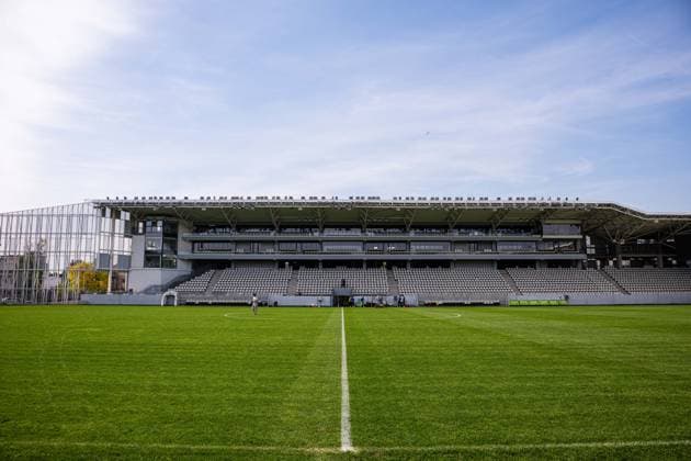 261008 Arcul de Triumf Stadium during a training session on October 8, 2026 in Bucharest. Photo: Marius Simensen BILDBYRAN Cop 238 bbeng dam fifa women s world cup qualifier football fotball fotboll norge norway practice soccer training trening träning Copyright: MARIUSxSIMENSEN BB261008BB160