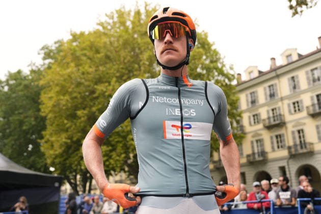 France s Dorian Godon of Netcompany INEOS during the 110th edition of the Gran Piemonte 2026 a 185 km one day race from Asti to Bra on October 08, 2026, Italy.  Copyright: xFabioxFerrari LaPressex