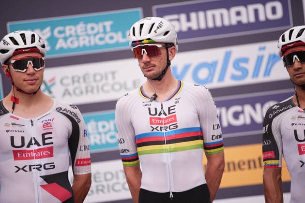 USA s Brandon McNulty of UAE Team Emirates XRG during the 110th edition of the Gran Piemonte 2026 a 185 km one day race from Asti to Bra on October 08, 2026, Italy.  Copyright: xMarcoxAlpozzi LaPressex