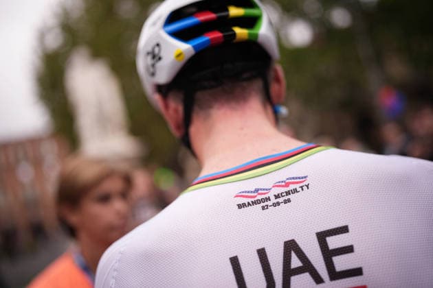 USA s Brandon McNulty of UAE Team Emirates XRG during the 110th edition of the Gran Piemonte 2026 a 185 km one day race from Asti to Bra on October 08, 2026, Italy.  Copyright: xMarcoxAlpozzi LaPressex