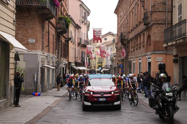 Start the race during the 110th edition of the Gran Piemonte 2026 a 185 km one day race from Asti to Bra on October 08, 2026, Italy.  Copyright: xFabioxFerrari LaPressex