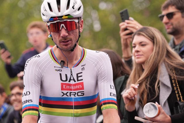 USA s Brandon McNulty of UAE Team Emirates XRG during the 110th edition of the Gran Piemonte 2026 a 185 km one day race from Asti to Bra on October 08, 2026, Italy.  Copyright: xMarcoxAlpozzi LaPressex