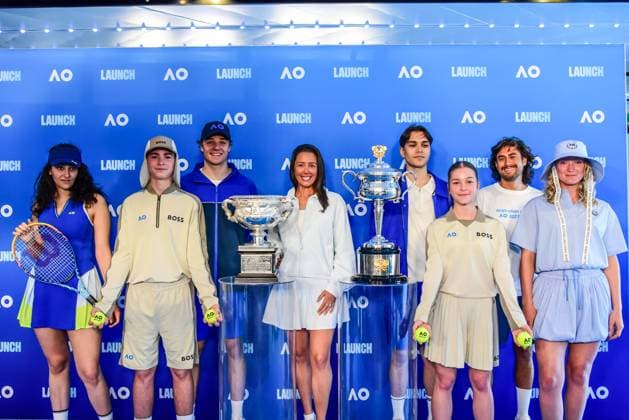 Australian Open 2027 unveiled in Melbourne MELBOURNE, AUSTRALIA, OCTOBER 8, 2026: Tennis Australia holds the official media launch of the Australian Open 2027 Grand Slam tennis tournament at the Rod Laver Arena Concourse in Melbourne. The presentation, hosted by former tennis player Jelena Dokic and Australian tennis legend Todd Woodbridge, featured several guests and was followed by a press conference, PK, Pressekonferenz with Tennis Australia CEO Andrew Abdo ahead of the upcoming tournament. Melbourne Australia Copyright: x xAlexanderxBogatyrevx xJNAxPressx