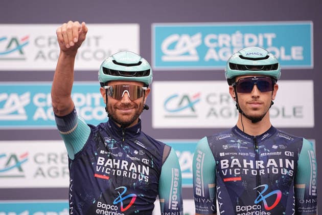 Last race for Italy s Damiano Caruso of Bahrain Victorious during the 110th edition of the Gran Piemonte 2026 a 185 km one day race from Asti to Bra on October 08, 2026, Italy.  Copyright: xMarcoxAlpozzi LaPressex