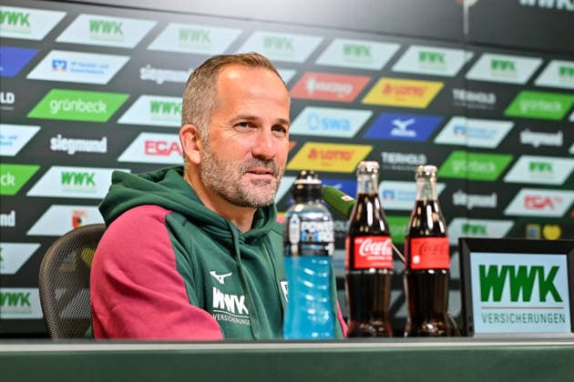 Pressekonferenz FC Augsburg, 08.10.2026 Copyright: xBEAUTIFULxSPORTS Goldbergx