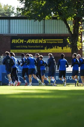 Deutschland: Fussball, Trainingseinheit, 3. Liga, Saison 2026-2027, NVB-Campus B-Platz Hänsch-Arena, SV Meppen, Donnerstag, 08.10.2026, Vormittagstraining: Copyright: xLennxLübbersx