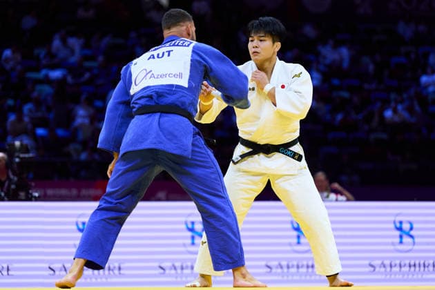 Goki Tajima (JPN), OCTOBER 8, 2026 -Judo : World Judo Championships BAKU2026 Mens -90kg3rd Round match at National Gymnastics Arena in Baku, Azerbaijan.  aflo_354298560 KenxAsakurax