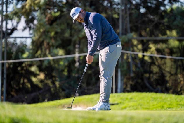 Open de Espa–a presented by Madrid - Day One MADRID, SPAIN - OCTOBER 8: Thriston Lawrence of South Africa putts on day one of the Open de Espa–a presented by Madrid at Club de Campo Villa de Madrid on October 8, 2026 in Madrid, Spain. Madrid Club de Campo Villa de Madrid Madrid Spain Copyright: xAlbertoxGardinx AGardin_20261008_Golf_Esp_Mad_0291