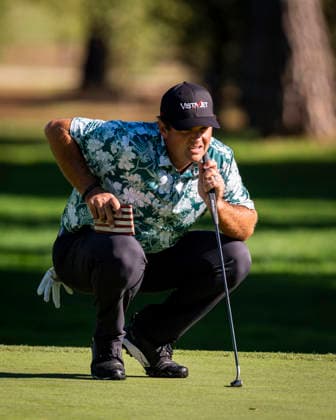 Open de Espa–a presented by Madrid - Day One MADRID, SPAIN - OCTOBER 8: Patrick Reed of United States studies the terrain before taking his shot on day one of the Open de Espa–a presented by Madrid at Club de Campo Villa de Madrid on October 8, 2026 in Madrid, Spain. Madrid Club de Campo Villa de Madrid Madrid Spain Copyright: xAlbertoxGardinx AGardin_20261008_Golf_Esp_Mad_0297