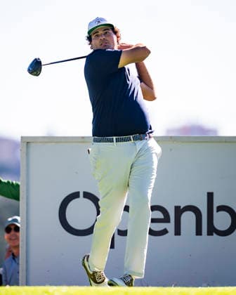 Open de Espa–a presented by Madrid - Day One MADRID, SPAIN - OCTOBER 8: Eugenio Chacarra of Spain tees off on day one of the Open de Espa–a presented by Madrid at Club de Campo Villa de Madrid on October 8, 2026 in Madrid, Spain. Madrid Club de Campo Villa de Madrid Madrid Spain Copyright: xAlbertoxGardinx AGardin_20261008_Golf_Esp_Mad_0315