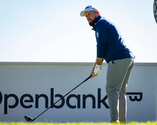 Open de Espa–a presented by Madrid - Day One MADRID, SPAIN - OCTOBER 8: Shane Lowry of Ireland tees off on day one of the Open de Espa–a presented by Madrid at Club de Campo Villa de Madrid on October 8, 2026 in Madrid, Spain. Madrid Club de Campo Villa de Madrid Madrid Spain Copyright: xAlbertoxGardinx AGardin_20261008_Golf_Esp_Mad_0317