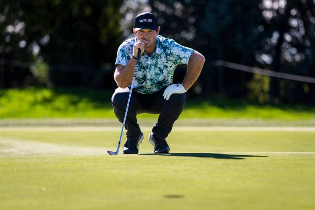 Open de Espa–a presented by Madrid - Day One MADRID, SPAIN - OCTOBER 8: Patrick Reed of United States studies the terrain before taking his shot on day one of the Open de Espa–a presented by Madrid at Club de Campo Villa de Madrid on October 8, 2026 in Madrid, Spain. Madrid Club de Campo Villa de Madrid Madrid Spain Copyright: xAlbertoxGardinx AGardin_20261008_Golf_Esp_Mad_0321