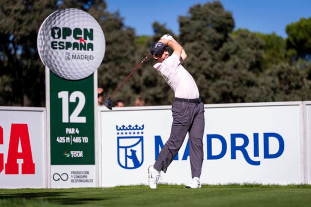 Open de Espa–a presented by Madrid - Day One MADRID, SPAIN - OCTOBER 8: Frederic Lacroix of France tees off on day one of the Open de Espa–a presented by Madrid at Club de Campo Villa de Madrid on October 8, 2026 in Madrid, Spain. Madrid Club de Campo Villa de Madrid Madrid Spain Copyright: xAlbertoxGardinx AGardin_20261008_Golf_Esp_Mad_0344