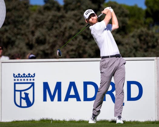 Open de Espa–a presented by Madrid - Day One MADRID, SPAIN - OCTOBER 8: Daniel Gavins of England tees off on day one of the Open de Espa–a presented by Madrid at Club de Campo Villa de Madrid on October 8, 2026 in Madrid, Spain. Madrid Club de Campo Villa de Madrid Madrid Spain Copyright: xAlbertoxGardinx AGardin_20261008_Golf_Esp_Mad_0345