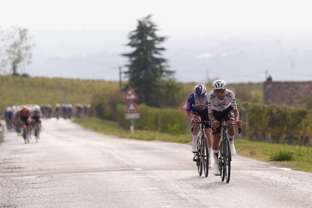 Mexico s Isaac Del Toro Romero of UAE Team Emirates XRG during the 110th edition of the Gran Piemonte 2026 a 185 km one day race from Asti to Bra on October 08, 2026, Italy.  Copyright: xFabioxFerrari LaPressex