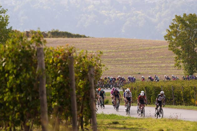Mexico s Isaac Del Toro Romero of UAE Team Emirates XRG during the 110th edition of the Gran Piemonte 2026 a 185 km one day race from Asti to Bra on October 08, 2026, Italy.  Copyright: xFabioxFerrari LaPressex
