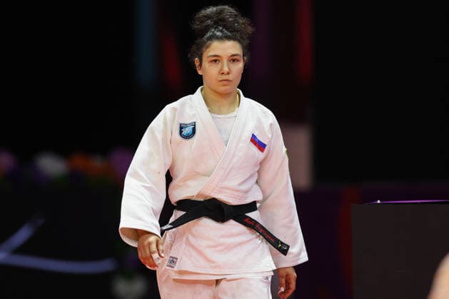 AZERBAIJAN, BAKU - OCTOBER 8, 2026: Madina Taimazova of Russia is pictured before a -70 kg bout against Aleksandra Andric of Serbia as part of the 2026 World Judo Championships at the National Gymnastics Arena 2026 World Judo Championships In Baku  - ZUMAt113 20261008_zaa_t113_486 Copyright: xMikhailxSinitsynx