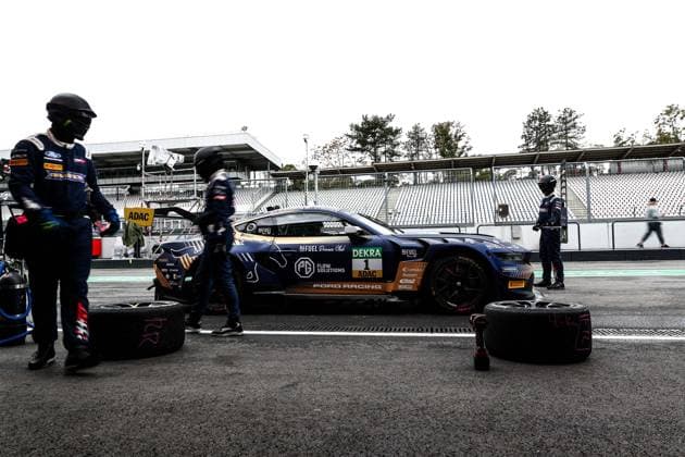 ADAC GT Masters, 11. + 12. Rennen Hockenheim 2026 1 Ford Mustang GT3, Haupt Racing Team: Emil Gjerdrum, Fabian Dybionka - picture by Gruppe C Photography Salzburg Salzburgring Bayern Germany Copyright: xGruppexCxPhotographyx