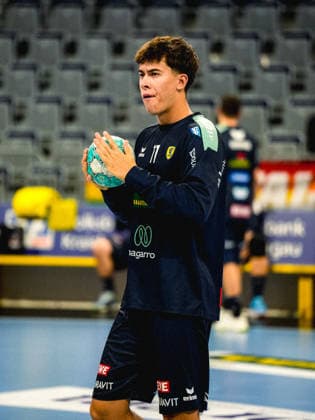 08.10.2026, xwppx, Handball Opel HBL, Rhein-Neckar Loewen - ThSV Eisenach v.l. Niclas Mierzwa (Rhein-Neckar Löwen)