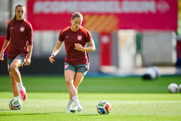 08.10.2026 LEUVEN , PILKA NOZNA KOBIET ( WOMEN S FOOTBALL) TRENING OFICJALNY PRZED POLFINALEM BARAZY MISTRZOSTW SWIATA 2027 TRENING NZ. EWA PAJOR FOTO RADOSLAW JOZWIAK CYFRASPORT NEWSPIX.PL --- Newspix.pl RA2_6154