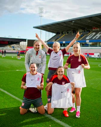 08.10.2026 LEUVEN , PILKA NOZNA KOBIET ( WOMEN S FOOTBALL) TRENING OFICJALNY PRZED POLFINALEM BARAZY MISTRZOSTW SWIATA 2027 TRENING NZ. WERONIKA ZAWISTOWSKA, NATALIA RADKIEWICZ, PATRYCJA SARAPATA, PAULINA DUDEK, WIKTORIA ZIENIEWICZ FOTO RADOSLAW JOZWIAK CYFRASPORT NEWSPIX.PL --- Newspix.pl  RA3_1909