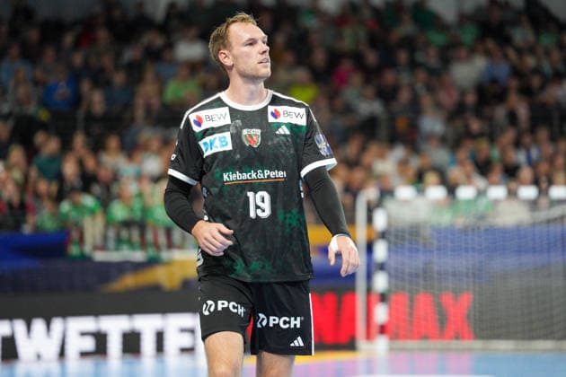 Im Bild: Mathias Gidsel (Fuechse Berlin, 19) 08.10.2026, Fuechse Berlin - FC Porto, EHF Handball Champions League, Saison 2026 27, Max-Schmeling-Halle Copyright: HMBxMedia xPascalxSpanehl