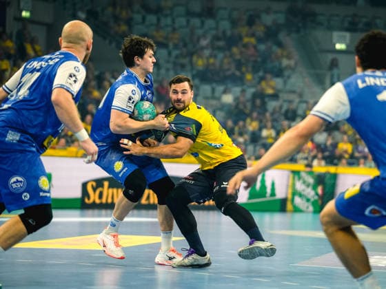 08.10.2026, xwppx, Handball Opel HBL, Rhein-Neckar Loewen - ThSV Eisenach v.l. Dani Baijens (Rhein-Neckar Löwen)