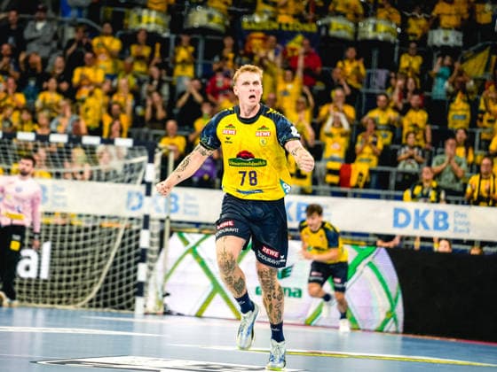 08.10.2026, xwppx, Handball Opel HBL, Rhein-Neckar Loewen - ThSV Eisenach v.l. Edwin Aspenbäck (Rhein-Neckar Löwen)