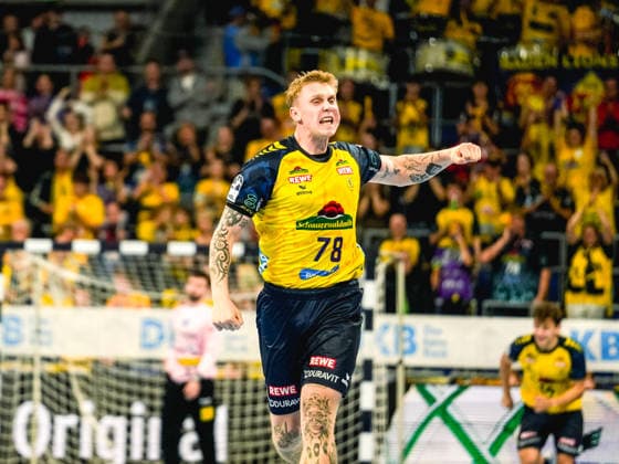 08.10.2026, xwppx, Handball Opel HBL, Rhein-Neckar Loewen - ThSV Eisenach v.l. Edwin Aspenbäck (Rhein-Neckar Löwen)