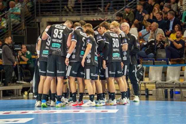 Im Bild: Spieler Fuechse 08.10.2026, Fuechse Berlin - FC Porto, EHF Handball Champions League, Saison 2026 27, Max-Schmeling-Halle Copyright: HMBxMedia xPascalxSpanehl