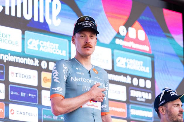 110th Gran Piemonte - Finish Dorian Godon of Netcompany Ineos wins the 110th Gran Piemonte, a 181km stage from Asti to Bra, in Italy, on October 8, 2026. Bra Italy  Copyright: xTommasoxBerardix originalFilename:berardi-110thgra261008_npRpE.jpg